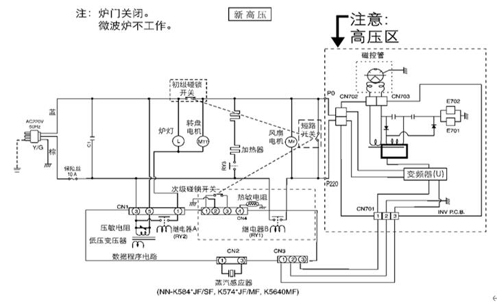 變頻微波爐電路原理圖